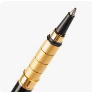 YSL ballpoint pen 18k gold plating, black enamel